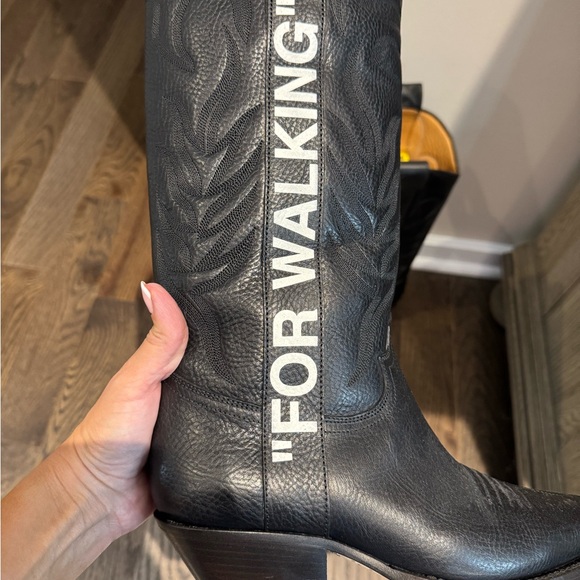 Off-White “For Walking” Cowboy Boots - Picture 4 of 11